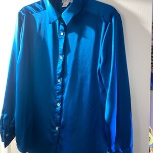 Rachel Zoe Deep Blue Casual Shirt